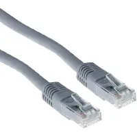 ACT UTP CAT6A 7m, 7 m, Cat6a, U/UTP (UTP), RJ-45, RJ-45, Grau