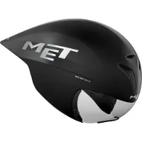 Met Drone Wide Body Ii Zeitfahrhelm Schwarz M Schwarz M