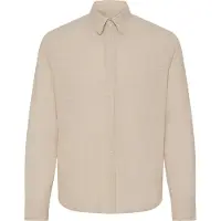 Blend Langarmhemd "Langarmhemd BHDaris", Herren, Gr. XL, N-Gr, beige (oyster gray), Obermaterial: 100% Baumwolle CO., Hemden Langarmhemd