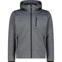 CMP Herren Softshell Jacke Zip Hood 3A01787N-M-U439 54 - Alluminio Melange - 54