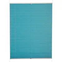 K-Home Plissee "Klemmfix Pisa" Gr. 10, blau (eisblau), B:70cm H:210cm, Obermaterial: 100% Polyester, Plissees, Plissee