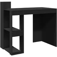 Syfax Schreibtisch Schwarz 103,5x56,5x94 cm Holzwerkstoff