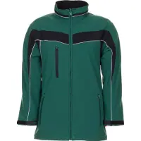 Planam Softshelljacke Plaline Gr. 2XL grün/schwarz