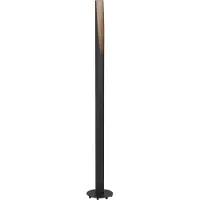 Eglo 900877, Schwarz, Braun, Wohnzimmer, Stahl, Holz, IP20, II, GU10