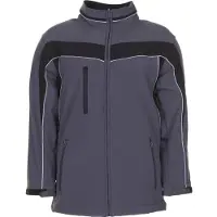 Planam Plaline Arbeitsjacke Softshelljacke schiefer schwarz Grösse XXL