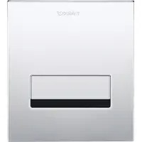 Duravit DuraSystem Betätigungsplatte elektronisch für Urinal A2, Zinkdruckguss, 130x150mm, WD5006023000, Farbe: Frontplatte Zinkdruckguss., Chrom Hochglanz