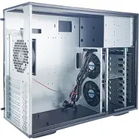 Fantec PC-Gehäuse AT-835-3525 für SSI EEB Mainboards, 8x 3,5 Zoll und 3x 5,25 Zoll Schächte