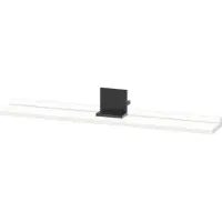 Duravit Sivida Ablage, Halterung Diamantschwarz Matt, 800x115x35mm, SV74320BD180000, Farbe: Weiß Matt
