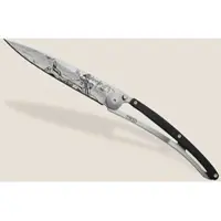Deejo 37g Ebenholz Easy Rider Taschenmesser - STK - schwarz