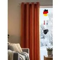 Wirth 1100000002199 "Trondheim B" Gr. 9, rot (rotbraun), B:172cm H:200cm, Chenille, Polyacryl, Gardinen, 1100000002199