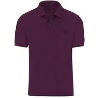 Trigema Poloshirt "Poloshirt DELUXE Piqué", Herren, Gr. XXL, lila (aubergine), 100% Baumwolle, Basic, Shirts Poloshirt