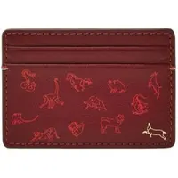 Fossil Kartenhalter Steven Card Case Red Velvet weinrot