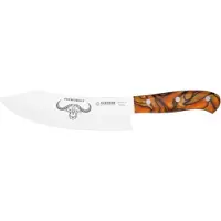 Johannes Giesser Messerfabrik Giesser Chefs No.1 PremiumCut Kochmesser, Starkes Design, unglaubliche Schärfe und perfekte Verarbeitung, Design: Spicy Orange