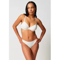 Skiny Bügel-BH "Elementalace", Damen, Gr. 90, Cup C, ivory, Obermaterial: 85% Polyamid, 15% Elasthan, unifarben, normal, BHs Bügel-BH, mit Mesh unterlegt, Mikrofaser, Spitzenkante