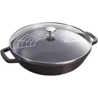 Staub Wok Schwarz 30 cm