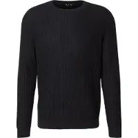 Armani Exchange für Herren. XM002161AF20139UB101 Pullover mit Rundhalsausschnitt navyblau (XXL), Weiß, Lässig, Baumwolle, Langarm