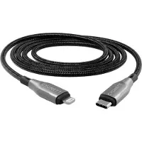 Cygnett CY4667PCCCL, 1 m, Lightning, USB C, Männlich, Männlich, Schwarz
