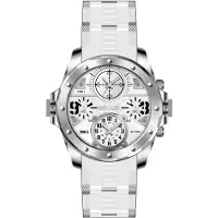 Invicta Coalition Forces 50217 Herrenuhr - Quarzwerk - Edelstahl mit silbernem Zifferblatt - 50 mm