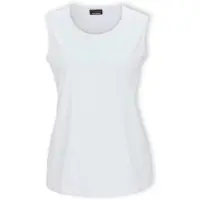 Goldner Trägertop "Gepflegtes Top in formstabiler Ware", Damen, Gr. 40, weiß, Obermaterial: 82% Polyester PES. 18% Elasthan EL., normal, Rundhals, Sonstiges, Tops Trägertop, ohne