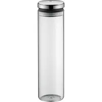 WMF Vorratsdose 2 l Depot, Behälter, Rund, 2 l, Edelstahl, Transparent, Glas, Edelstahl, Metz & Kindler Produktdesign