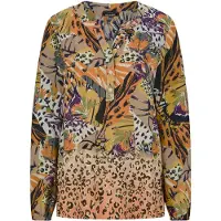 Goldner "Kurzgröße Elegante Printbluse, Langarm" Mustermix