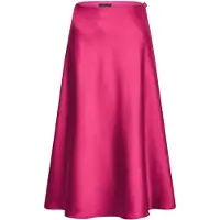 Goldner Schlupfrock "Eleganter Midirock mit Schlupfbund", Damen, Gr. 38, rot (bordeaux), Obermaterial: 100% Polyester PES., ausgestellt, Röcke Schlupfrock, angenehm zu tragendeer Schlupfbnund