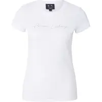 Armani Exchange für Damen. XW001457AF10356U0002 Passform-T-Shirt weiß (M), Lässig, Baumwolle, Kurzarm