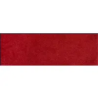 Wash & dry Fußmatte "Original Uni, Schmutzfangteppich" Gr. 19, rot, B:60cm H:9mm L:180cm, Kunstfaser, BY KLEEN-TEX, Teppiche, Fußmatte, Schmutzmatte, rutschhemmend, auch als Läufer erhältlich