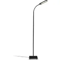 B.K.Licht Stehlampe - 6,5W, 600lm, LED, dimmbar, touch, schwenkbar, CCT, Schwarz