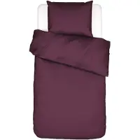 Essenza Satin Bettwäsche-Garnitur Minte Farbe Burgundy Größe 155x220+80x80