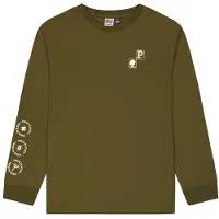 Picture - Pembroke L/S Tee - Longsleeve Gr M oliv