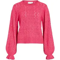 Vila Visalsa Langärmeliger Strickpullover