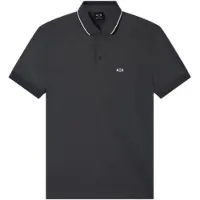 Armani Exchange für Herren. XM001289AF10363M8317 Reguläres Poloshirt schwarz (XL), Lässig, Baumwolle, Kurzarm