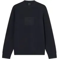 Armani Exchange für Herren. XM002395AF19936UB101 Sweatshirt mit normaler Passform Dunkelgrau (M), Lässig, Polyester, Kurzarm