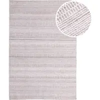 Axi Palma Outdoor-Teppich, Rosa, Rechteckig | Gartenteppich für kleine Sitzbereiche / Bistro-Set | Außenteppich für Garten / Balkon / Terrasse