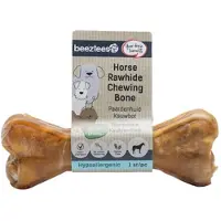 Beeztees Rohhautknochen Zum Kauen Pferde Hundesnack 12cm
