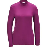 Goldner Longpullover "Stehkragenshirt mit Langarm" Ohne