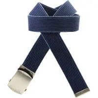 Man'S World Koppelgürtel , Damen, Gr. 135, blau (marine used), Web, Baumwolle, Gürtel Koppelgürtel, mit verwaschenem Use-Look - NEW