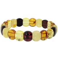 Ostsee-Schmuck Armband "Armband Tina Armband Tina", braun (weiß, neutral), Armbänder, Damen, 18cm, Bernstein, Armband
