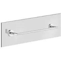 Gessi Anello Handtuchhalter, 450mm, zur Montage an einer Glaswand, 63826727, Farbe: Messing gebürstet PVD