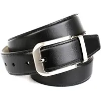 Anthoni Crown Ledergürtel , Herren, Gr. 95, schwarz, Leder, unifarben, Gürtel Ledergürtel, in Hirschprägung