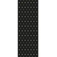 Queence Vinyltapete "Sarita", schwarz, B:0,9m L:2,5m, Vinyl, Tapeten, Vinyltapete, 90x250cm, selbstklebend, kinderleichte Anbringung,, Sticker