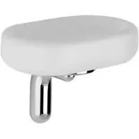 Gessi Goccia Seifenhalter zur Wandmontage, Schale in GRES weiss, 38001