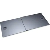 LEDaquaristik GmbH Deckscheiben Grau kompatibel für Eheim Vivaline 180LED Aquarien mit Schiebedecke... reflektierend Grau Vivaline 180LED