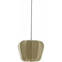 Light & Living Japandi-Pendellampe Zubedo Ø 40cm – olivgrün