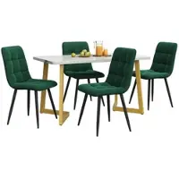 MODFU TV-Sideboard Lowboard aus Holz mit PVC-Kante, Fernsehschrank mit stabilen Eisenbeinen und offenen Regalfächern, TV-Möbel in dunkler Holzoptik