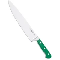 Johannes Giesser Messerfabrik Giesser Kochmesser, breit, 25 cm Klinge, Zum Schneiden von Fleisch, Fisch, Geflügel, Kräuter, große Gemüsearten oder Obst, Farbe: grün