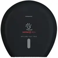 Sofidel Germany GmbH Papernet Papierhandtuchspender, Mini Jumborollen, schwarz, Antibakterieller und eleganter Falthandtuchspender mit Defend Tech Technologie, Maße (B x H x L): 25,7 x 24,9 x 14,8 cm
