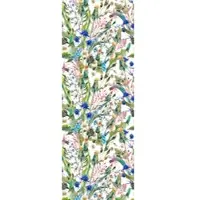 Queence Vinyltapete "Grace", bunt, B:0,9m L:2,5m, Vinyl, Tapeten, Vinyltapete, 90x250cm, selbstklebend, kinderleichte Anbringung,, Sticker