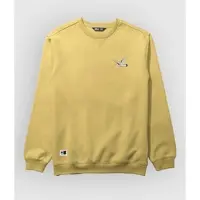 Salty Crew Worn IN Crew Fleece mineral yellow (MINYEL) S
